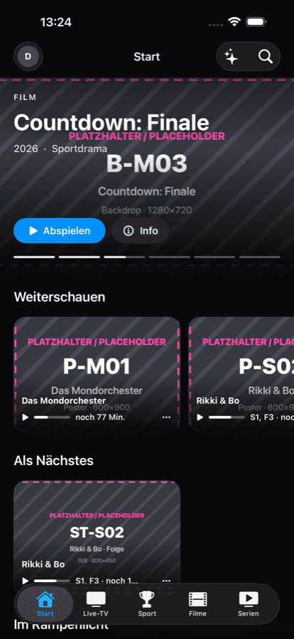 WebIPTV — Home