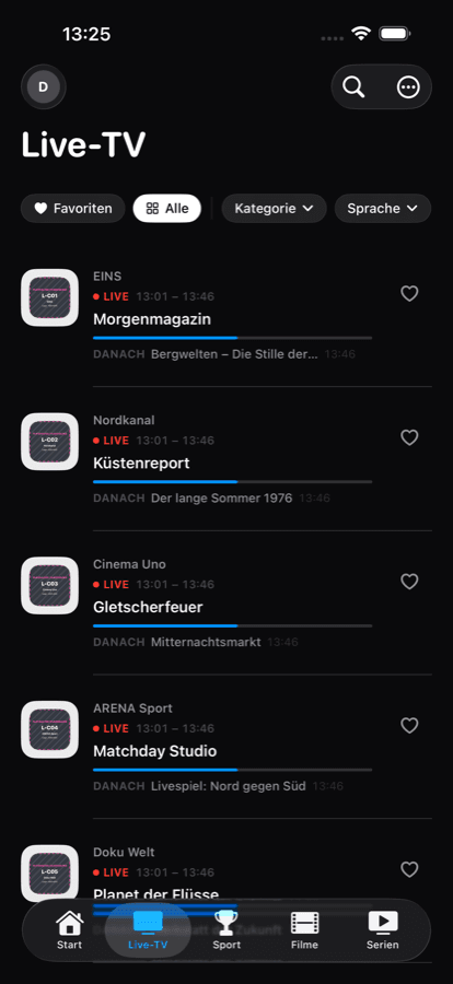 WebIPTV — Live TV